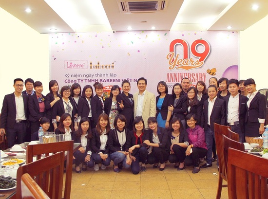 Babeeni Vietnam celebrated the 9th establishment anniversary